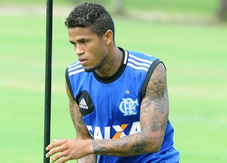 Leo treino Flamengo (Foto: Alexandre Vidal/Fla Imagem)