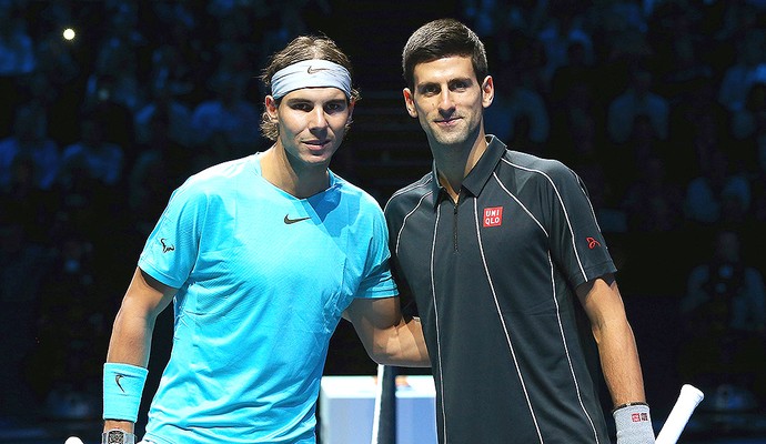 Djokovic e Nadal tênis final ATP Finals (Foto: Getty Images)