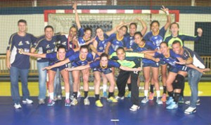 Equipe de handebol feminino de São José dos Campos (Foto: Divulgação)