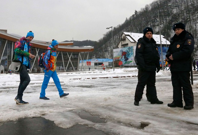 reforço segurança Krasnaya Polyana, Jogos de Inverno Sochi (Foto: Reuters)