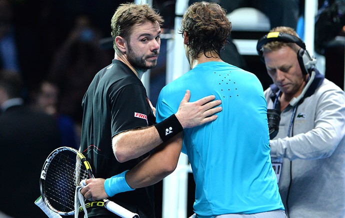 Têni ATP Finals Nadal e Wawrinka (Foto: Agência AFP)