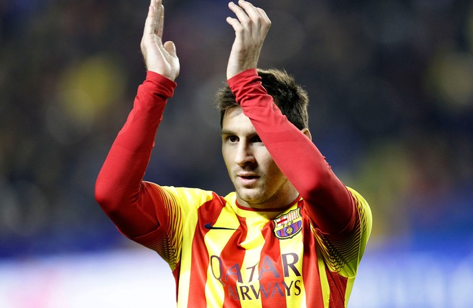 Messi, Levante x Barcelona (Foto: AP)