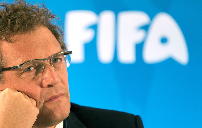 Jerome Valcke coletiva Fifa  (Foto: AP)