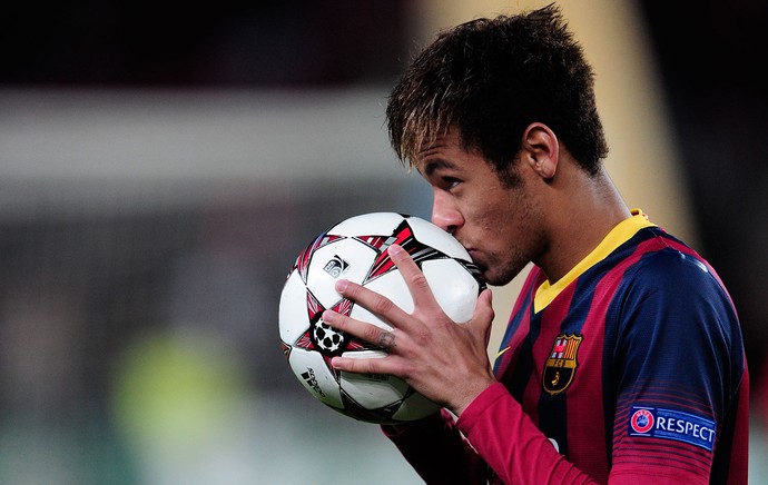 Neymar, Barcelona x Celtic (Foto: AFP)