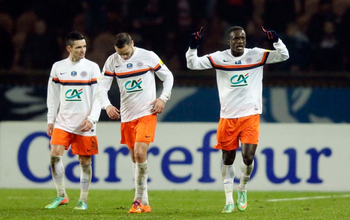 Victor Hugo Montano gol Montpellier (Foto: AFP)