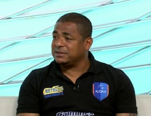 Vampeta no programa "Arena SporTV" (Foto: Reprodução SporTV)