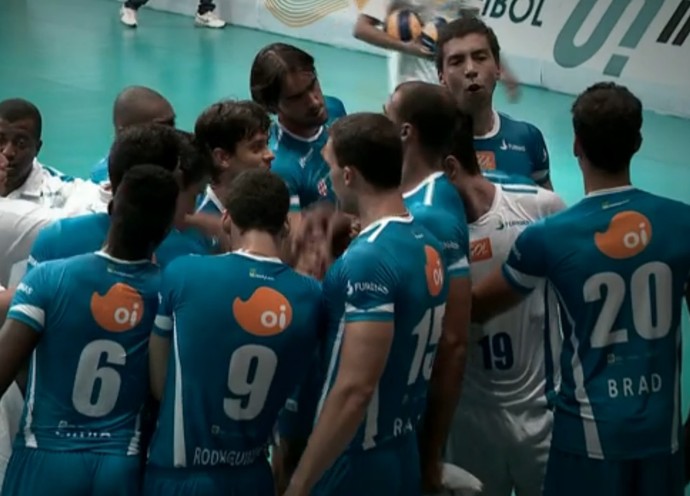 Rio de Janeiro, time de vôlei (Foto: Reprodução/ SporTV)