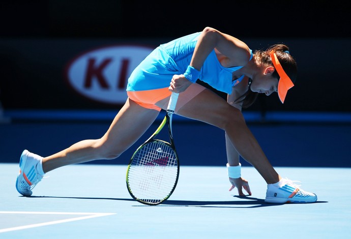 Ana Ivanovic x Eugenie Bouchard Aberto da Austrália (Foto: Getty Images)