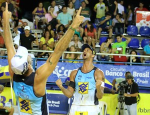 Marcio e Ricardo vôlei de praia (Foto: Paulo Frank / CBV)