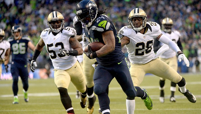 NFL Marshawn Lynch seattle Seahawks (Foto: Agência Getty Images)