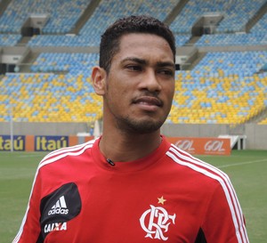 Hernane Flamengo Maracanã (Foto: Cahê Mota)