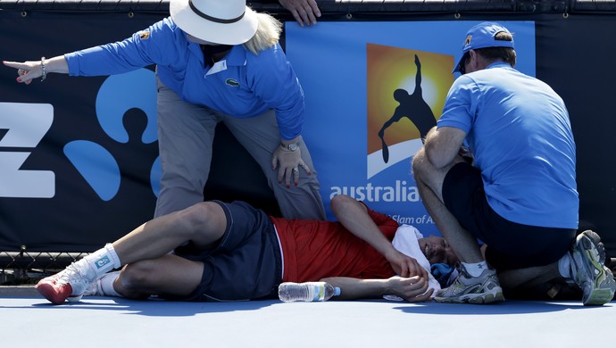 tênis frank dancevic aberto da austrália (Foto: AP)