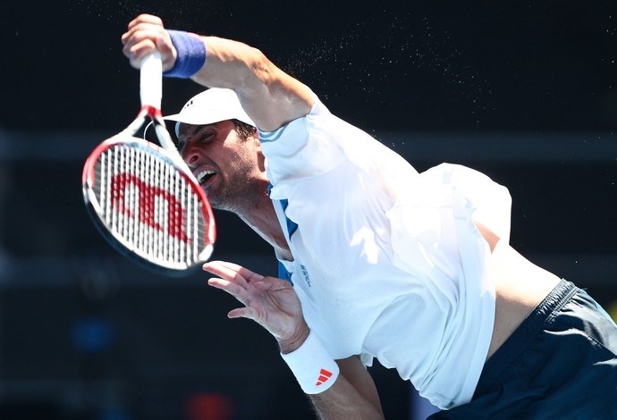 Thomaz Bellucci Jo-Wilfried Tsonga Aberto da Austrália (Foto: Getty Images)