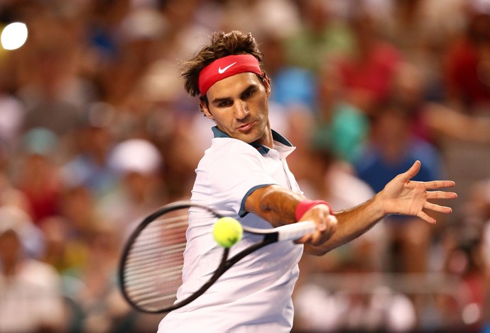 Roger Federer Blaz Kavcic Aberto da Austrália (Foto: Getty Images)