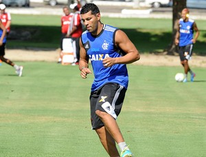 André Santos treino Flamengo (Foto: Alexandre Vidal / Fla Imagem)