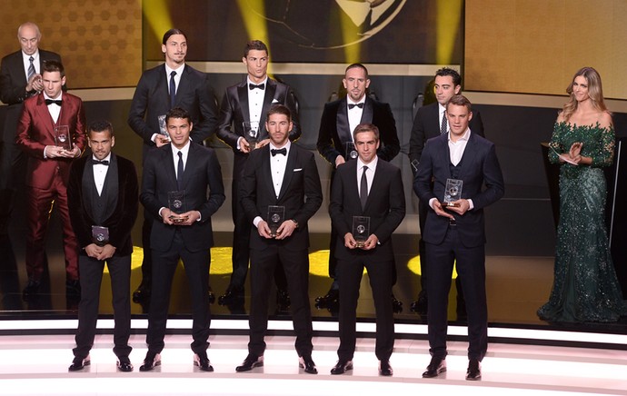 Seleção do ano bola de ouro fifa (Foto: AFP)