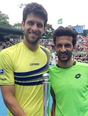 Tenis Marcelo Melo e Julian Knowle campeões em Auckland (Foto: Reprodução/Instagram)