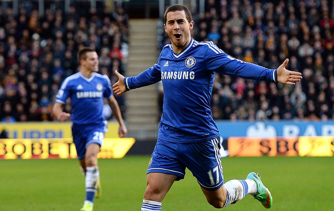 Hazard chelsea gol hull city (Foto: Agência Reuters)