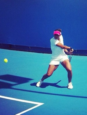 Teliana Pereira treino Aberto da Austrália (Foto: Reprodução/Instagram)