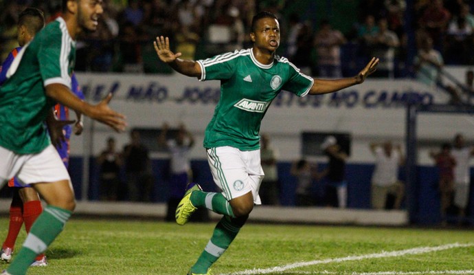 Copinha - Erick comemora gol do Palmeiras sobre o Piauí (Foto: Bê Caviquioli/Agência Estado)