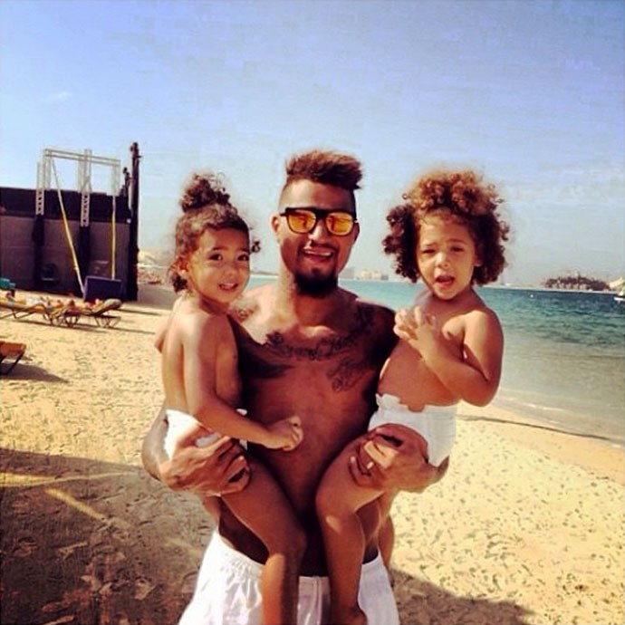 Família Boateng em Dubai (Foto: Reprodução / Instagram)