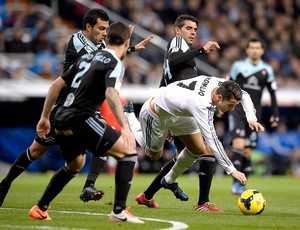 Cristiano Ronaldo jogo Real Madrid e Celta (Foto: AFP)