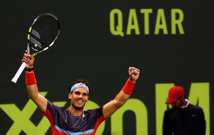 Nadal tênis Doha (Foto: AFP)