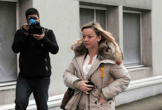 Assessora de Michael Schumacher, Sabine Kehm não falou com a imprensa nesta segunda-feira (Foto: AFP)