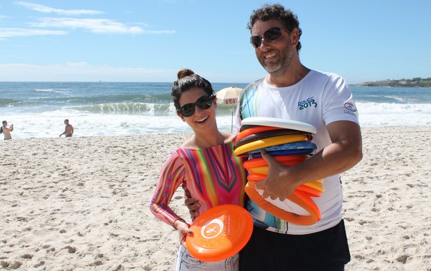 Fernanda Paes Leme eu atleta Frisbe (Foto: Sandro Gama)