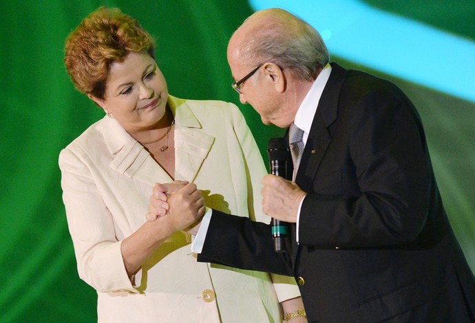 blatter dilma sorteio copa do mundo   (Foto: AFP)