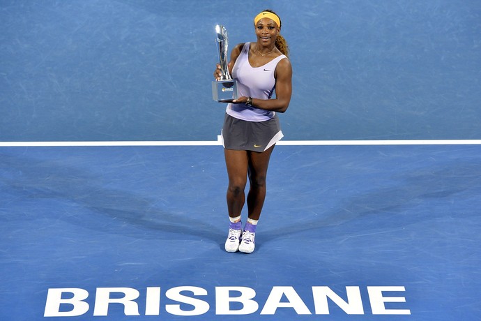 serena williams Brisbane tenis taça (Foto: Getty Images)