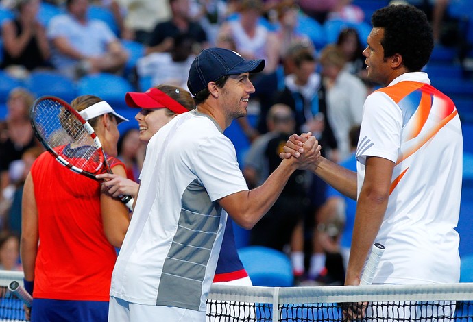 Jo-Wilfried Tsonga e Alizé Cornet Copa Hopman (Foto: Getty Images)