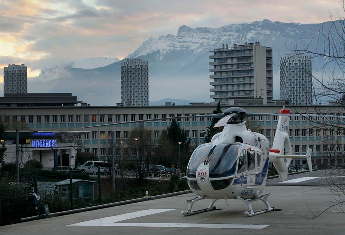 Schumacher helicoptero hospital (Foto: Reuters)