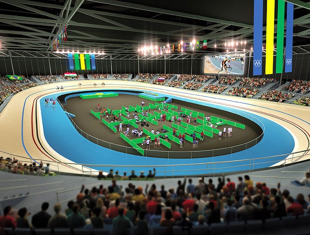 velódromo instalações Rio 2016 (Foto: Divulgação)