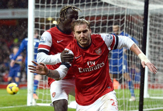 Bendtner gol Arsenal (Foto: Reuters)