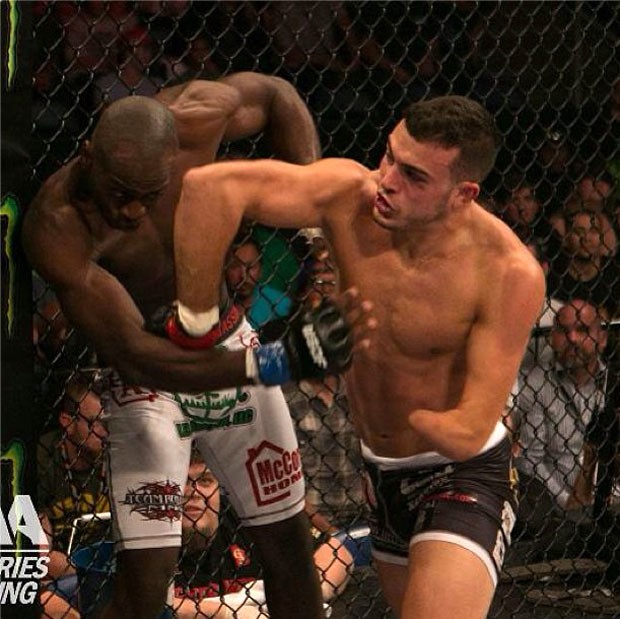 luta entre Nick Newell e Keon Caldwell. (Foto: Reprodução / Instagram)