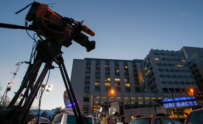 Michael Schumacher hospital imprensa (Foto: Reuters)