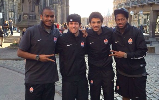 Fernando, Bernard, Taison e Fred Shakhtar (Foto: Divulgação pessoal)