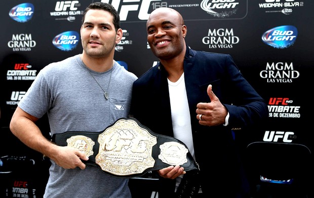 Anderson Silva e Chris Weidman tour UFC  (Foto: André Durão / Globoesporte.com)