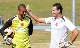 carlos germano jordi Vasco treino Juiz de fora (Foto: Marcelo Sadio / Vasco.com.br)