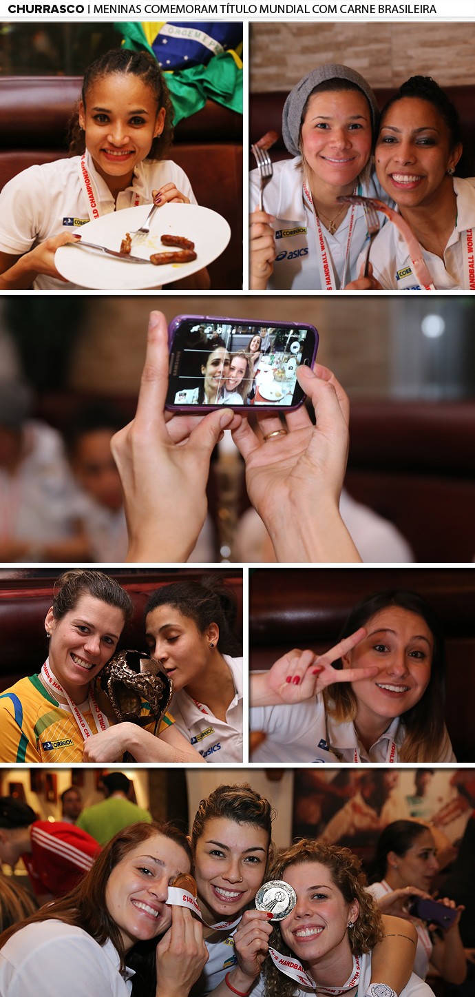 handebol brasil campeão churrascaria mosaico (Foto:  Cinara Piccolo/Photo&Grafia)