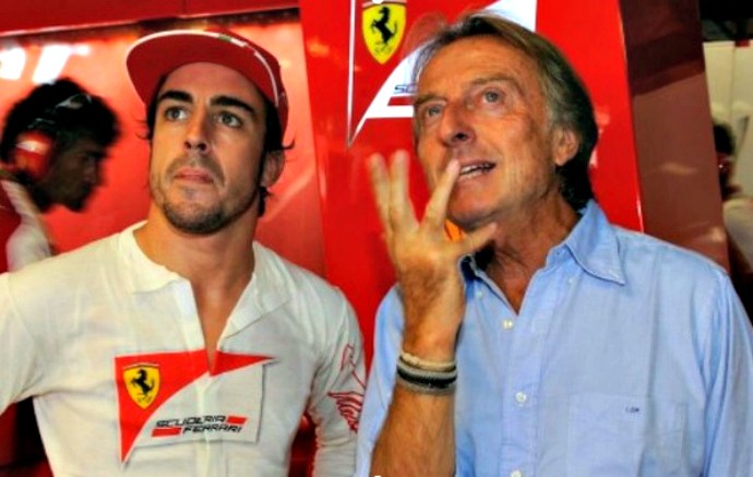 Fernando Alonso e Luca di Montezemolo (Foto: Getty Images)