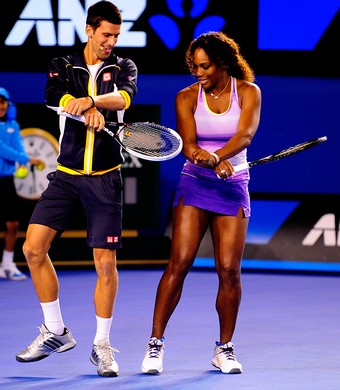 Djokovic Serena Williamns Aberto da Austrália (Foto: Ben Solomon/Divulgação)