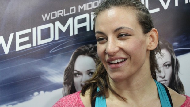 MMA treino Miesha Tate em Vegas (Foto: Evelyn Rodrigues)