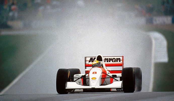 Ayrton Senna Donington Park 1993 (Foto: Norio Koike/ASE)