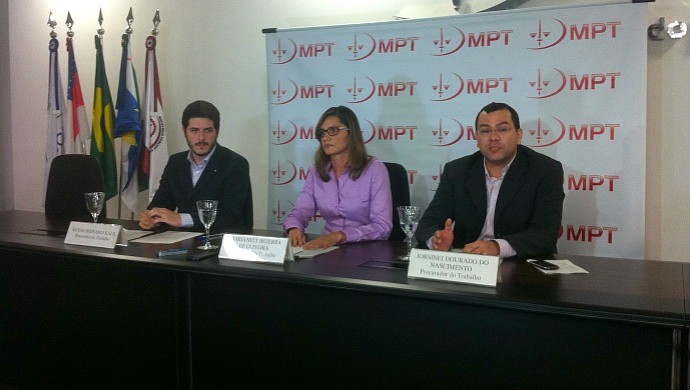 Promotores do Ministério Público do Trabalho (Foto: Adeilson Albuquerque)