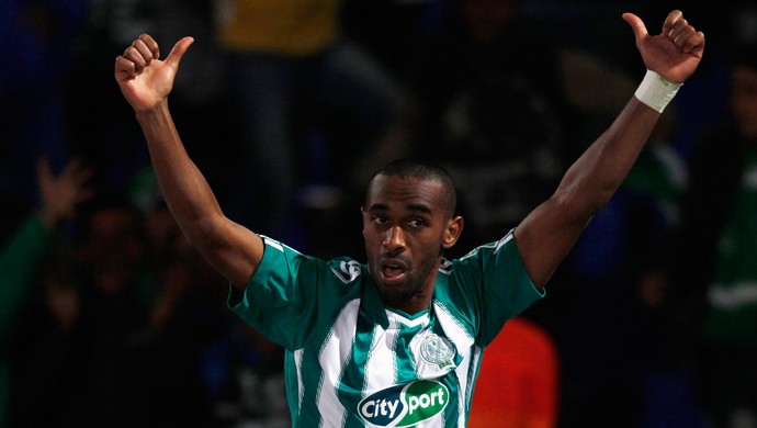 Mouhssinelajour gol, Atlético-MG x Raja Casablanca (Foto: Reuters)