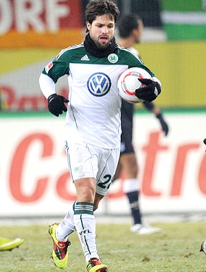 diego wolfsburg gol hoffenheim (Foto: agência EFE)