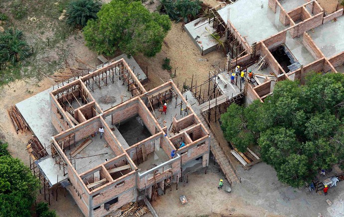 Bahia obras vila sede Alemanha Copa 2014 (Foto: Reuters)