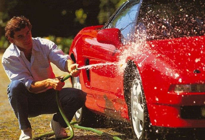 Ayton Senna carro Acura NSX do Senna (Foto: Reprodução / Ebay)